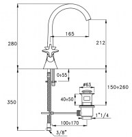 BIMANDO LAVABO 130 STELLA